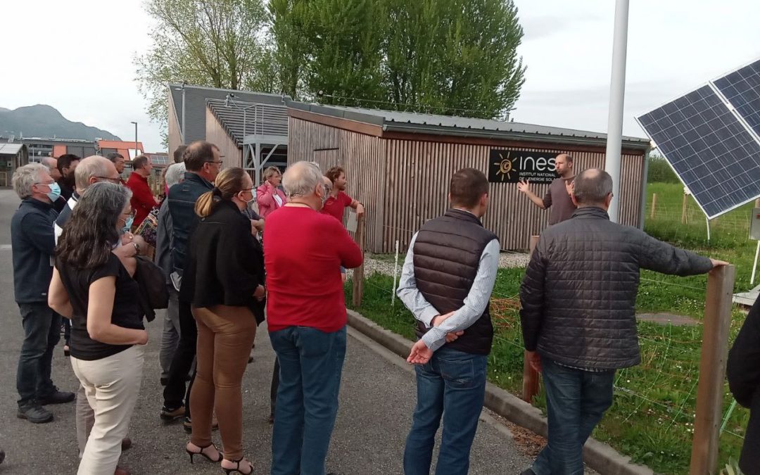 Visite de l’Institut National de l’Energie Solaire : entre technologies, stratégie énergétique et questions pratiques !