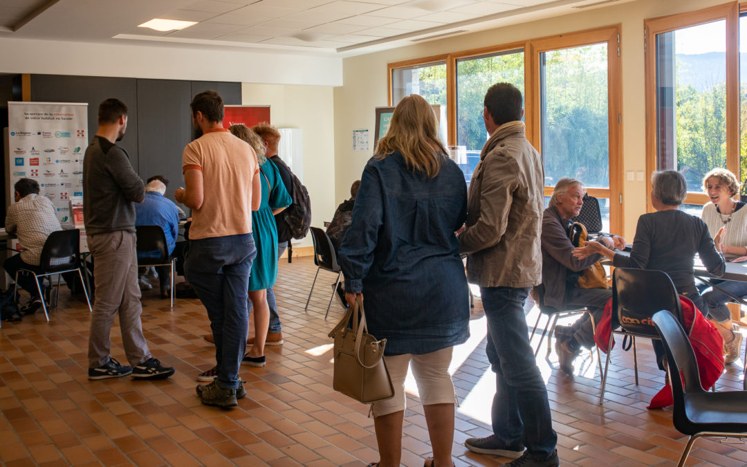 Matinée Conseil Rénovation à Novalaise samedi 22 octobre : du monde et des rénos !