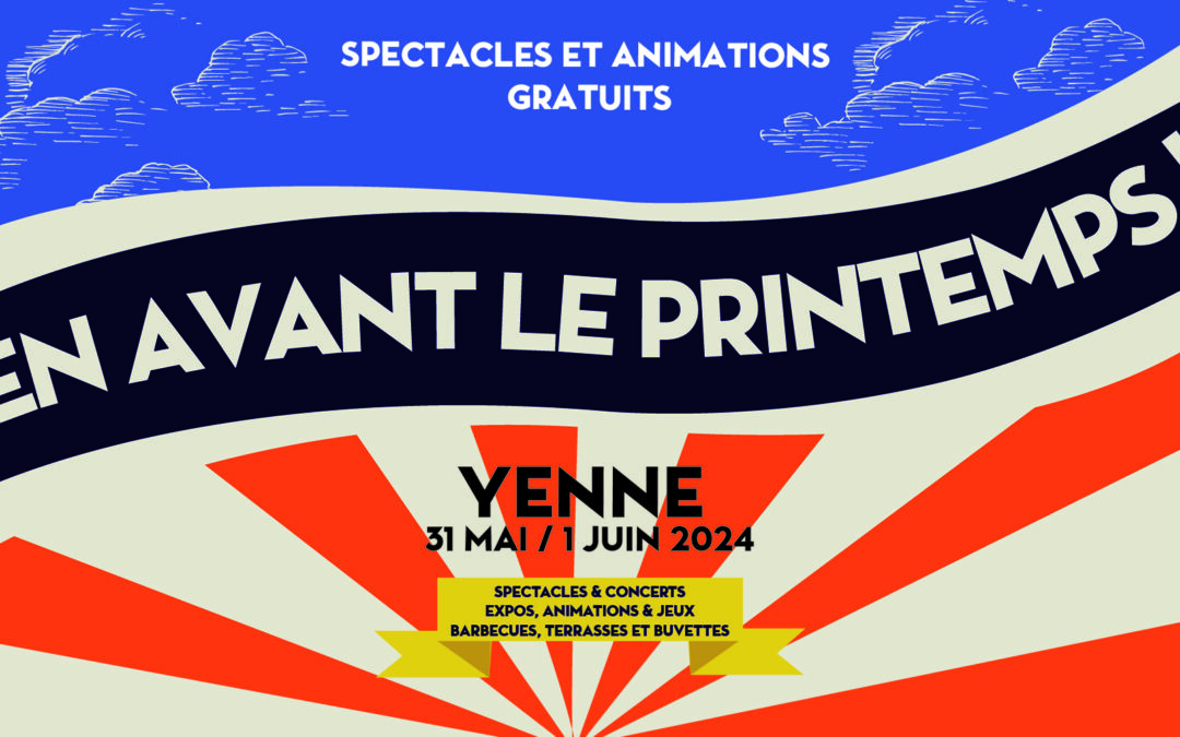 En Avant le Printemps ! : un premier rendez-vous à Yenne !