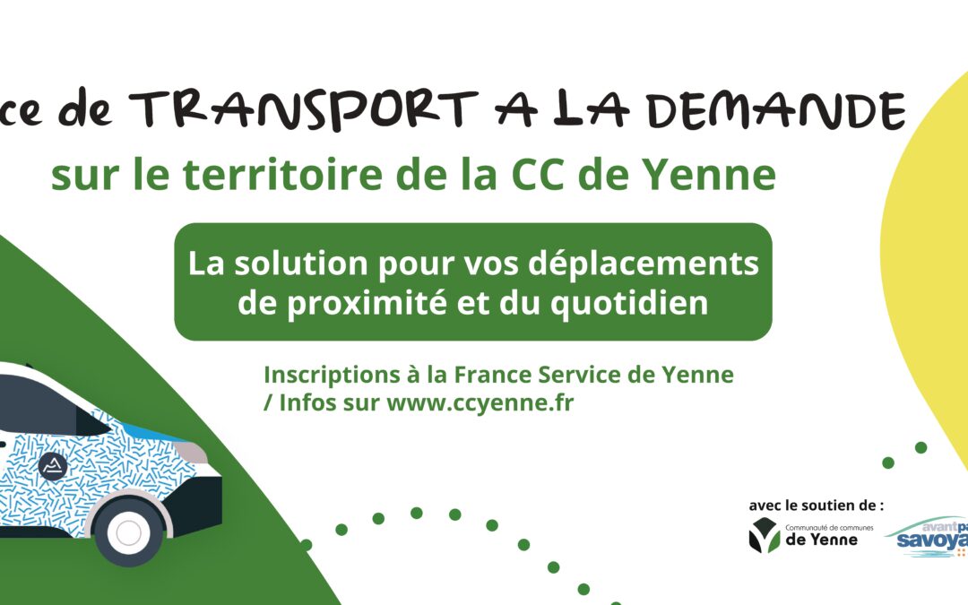 Lancement d’un nouveau Transport à la Demande sur le territoire yennois